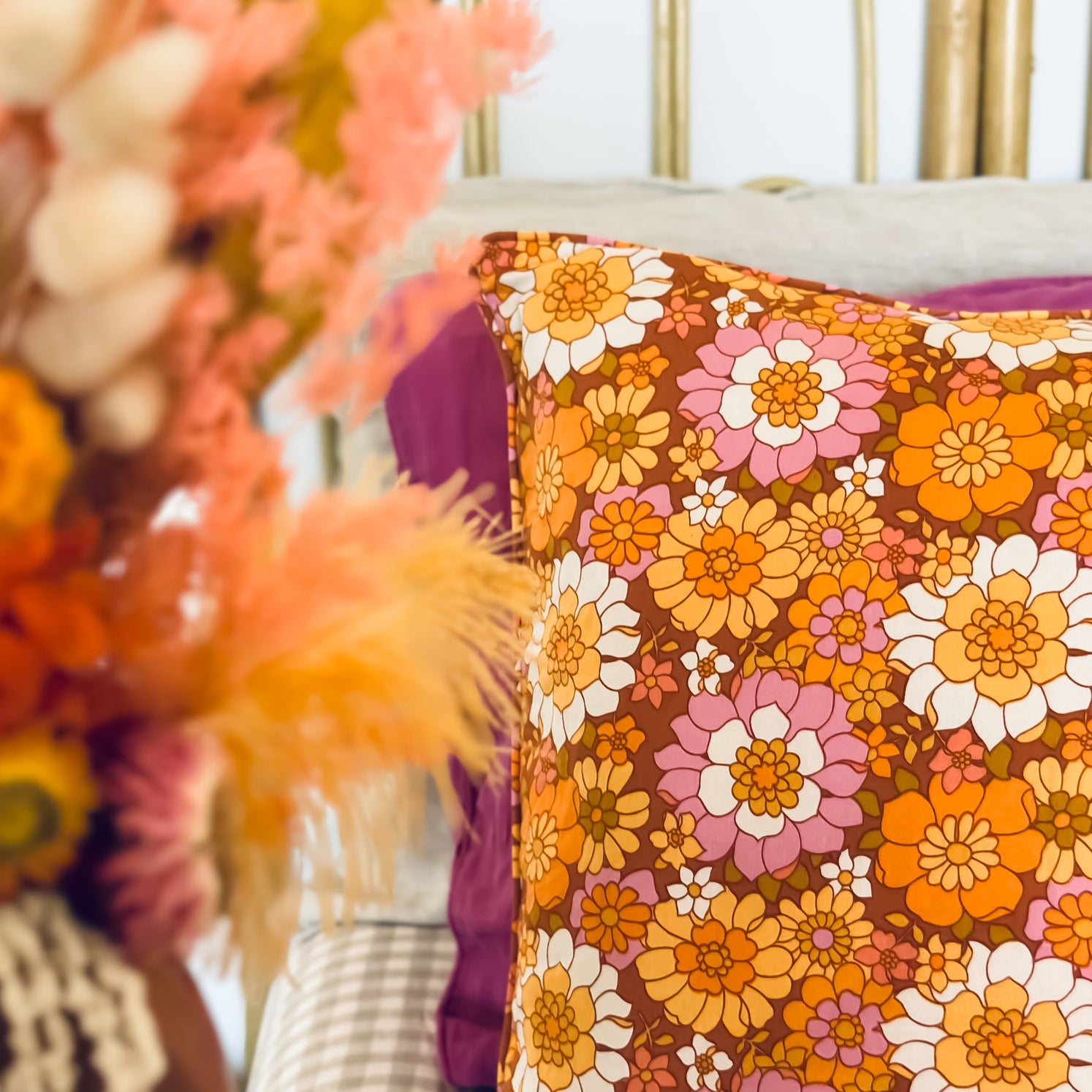 Flower Child Pure Cotton Bed Sheets