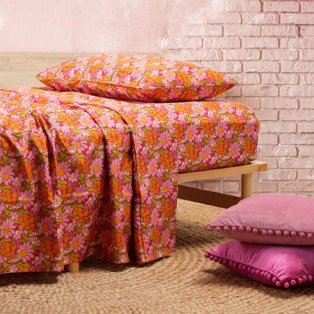 Petal Pure Cotton Bed Sheets