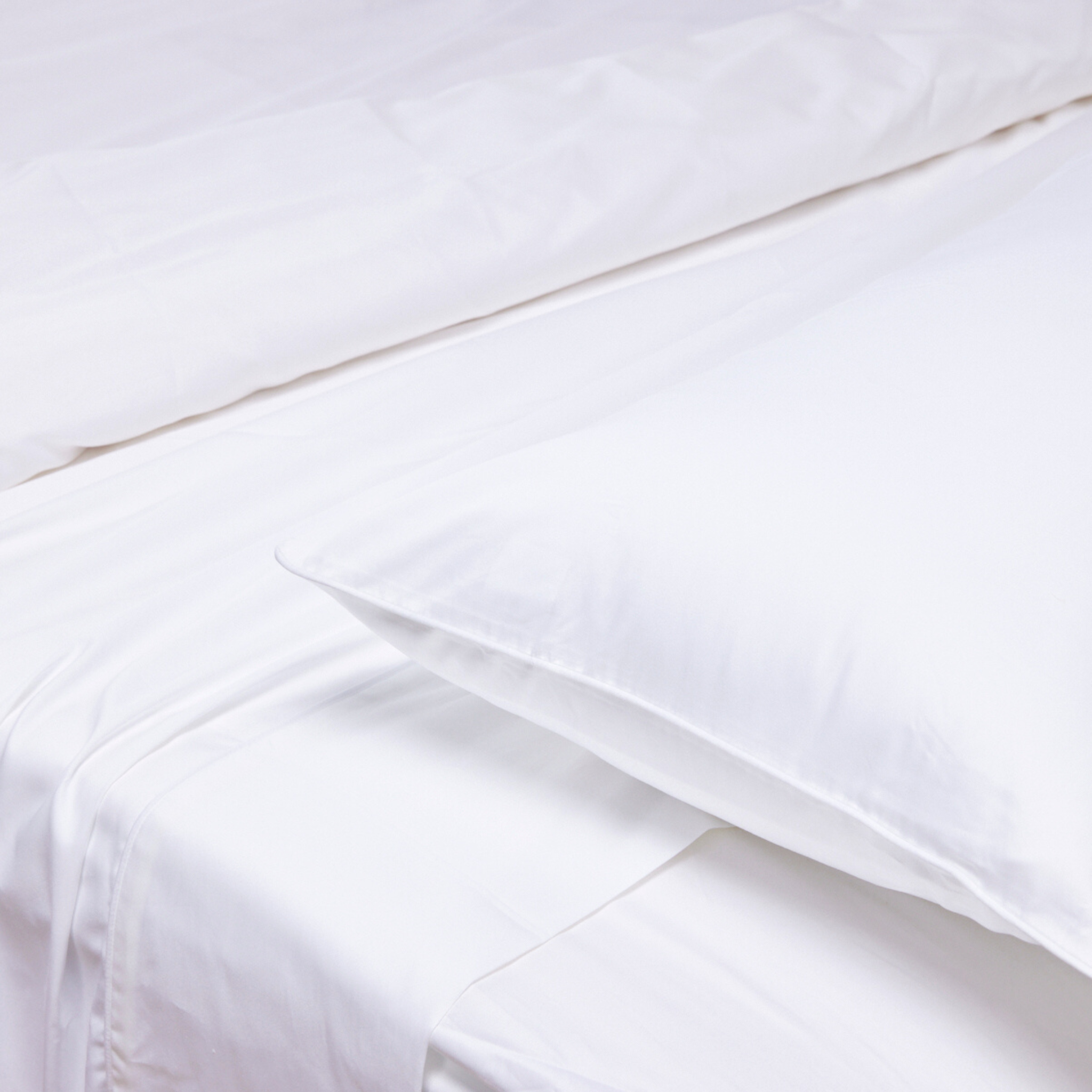 White Pure Cotton Bed Sheets