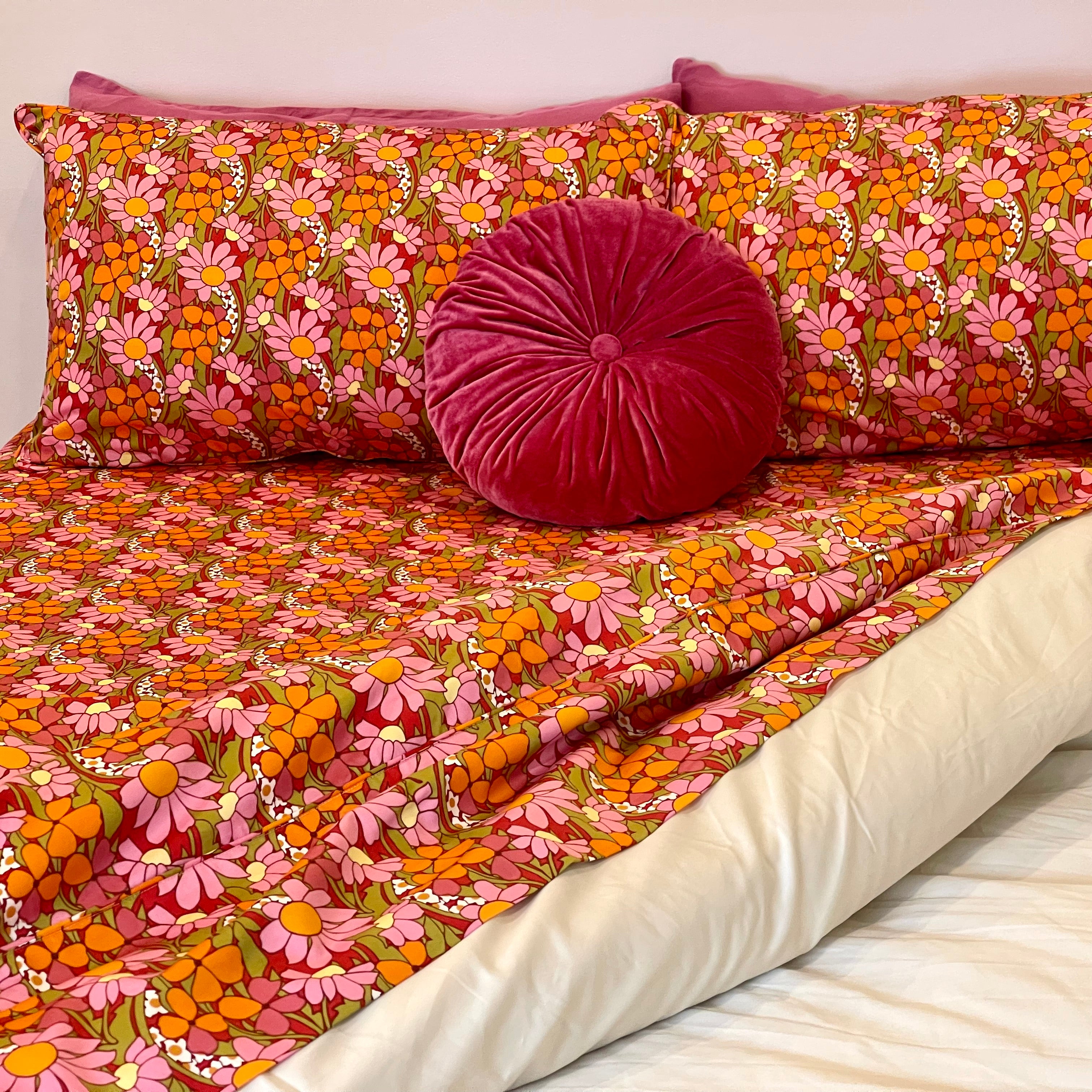 Petal Pure Cotton Bed Sheets