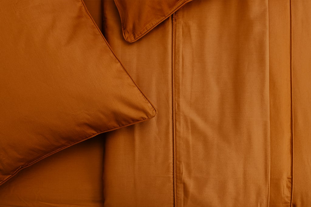 Butterscotch Pure Cotton Quilt Cover with Zip alternate view