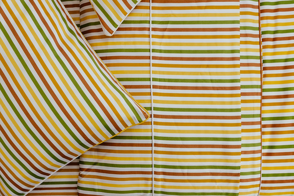 Thelma Stripe Pure Cotton Bed Sheets alternate view