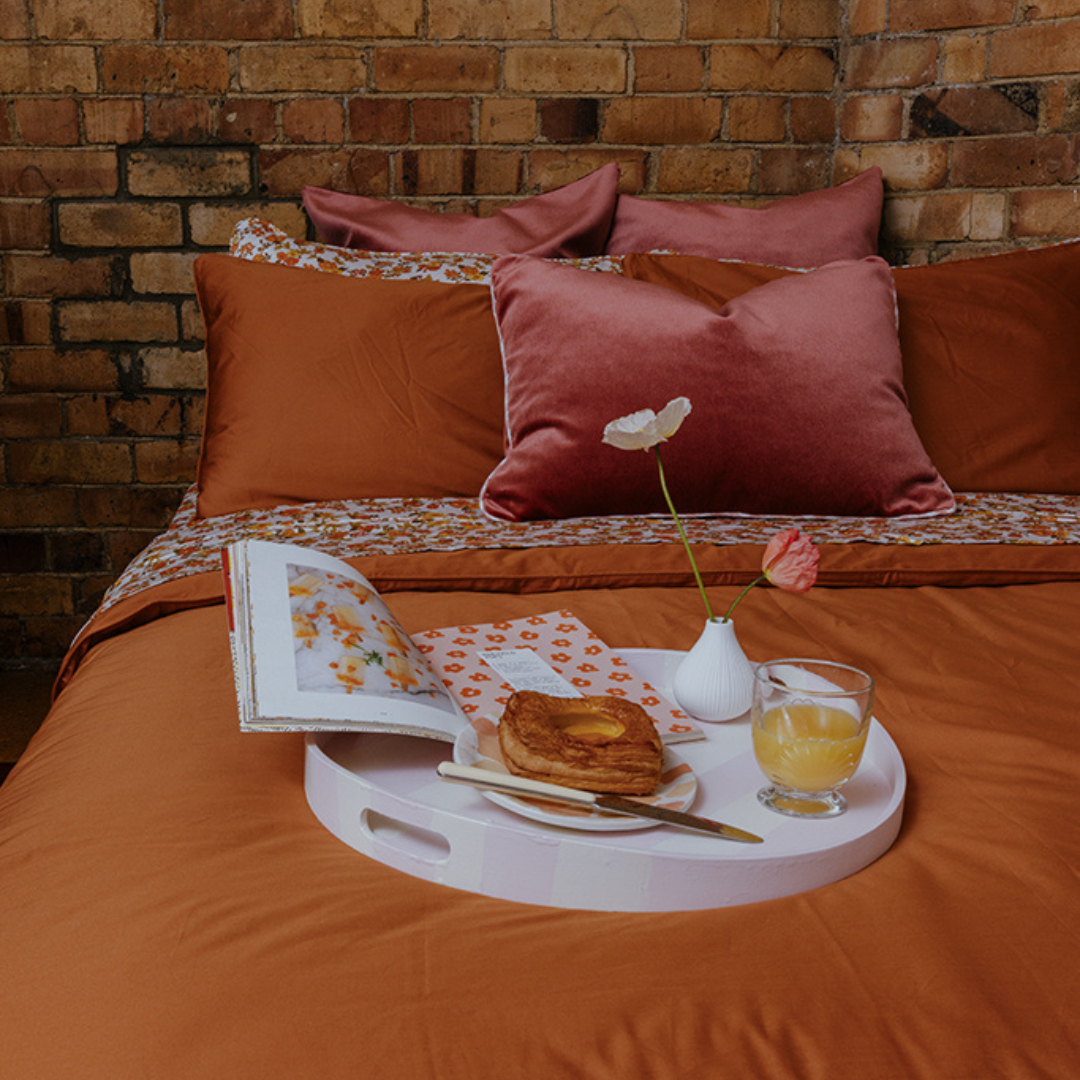 Butterscotch Pure Cotton Bed Sheets