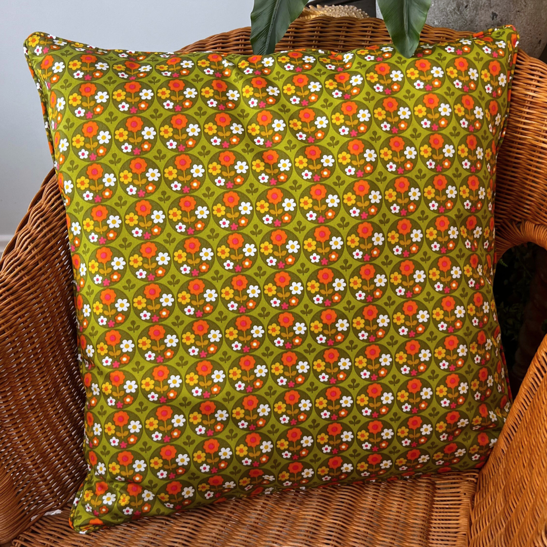 Bloom 100% Cotton Cushion Cover with Zip
