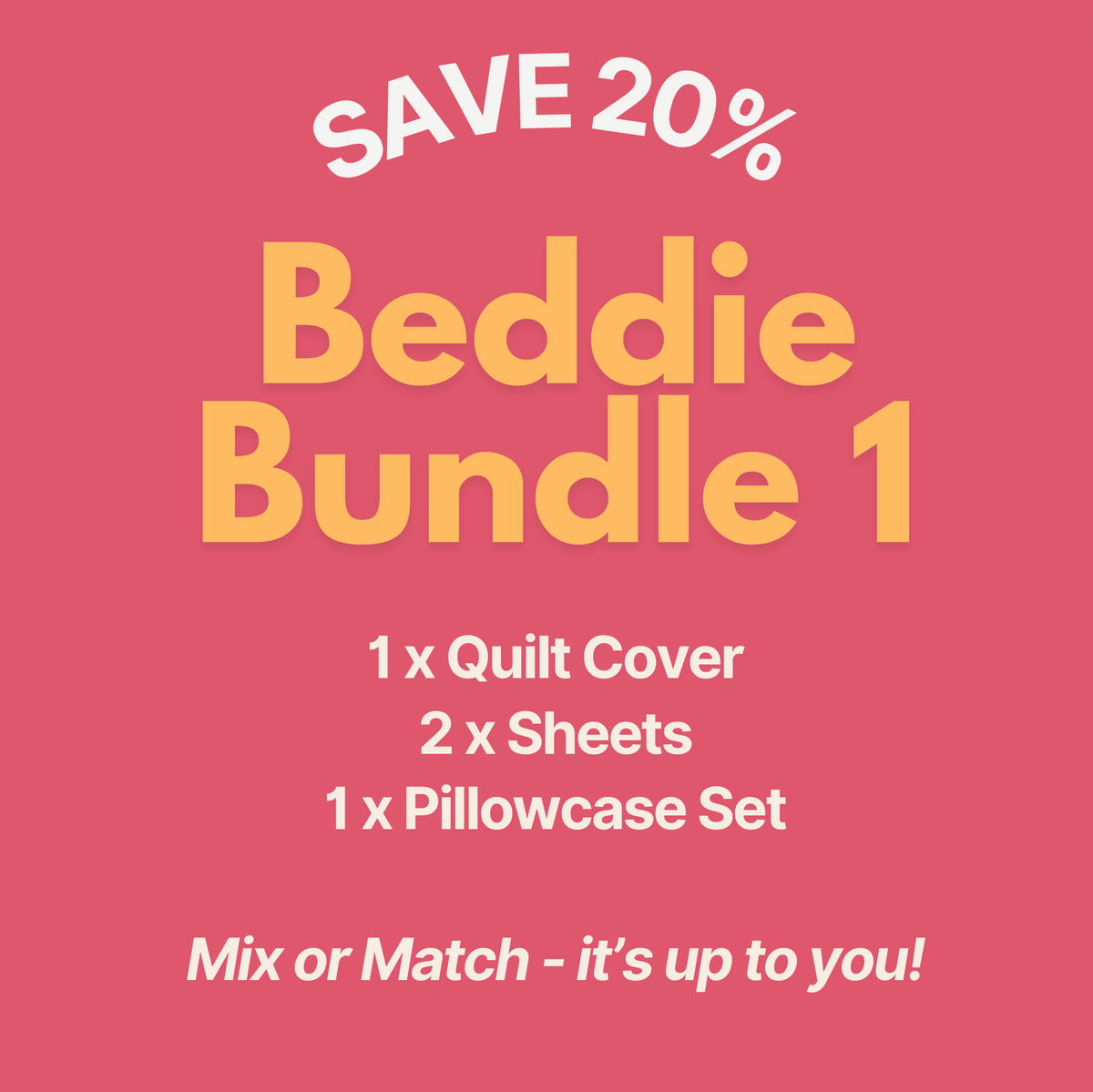 Beddie Quilt & Sheet Set - Double, Queen, King, Super King