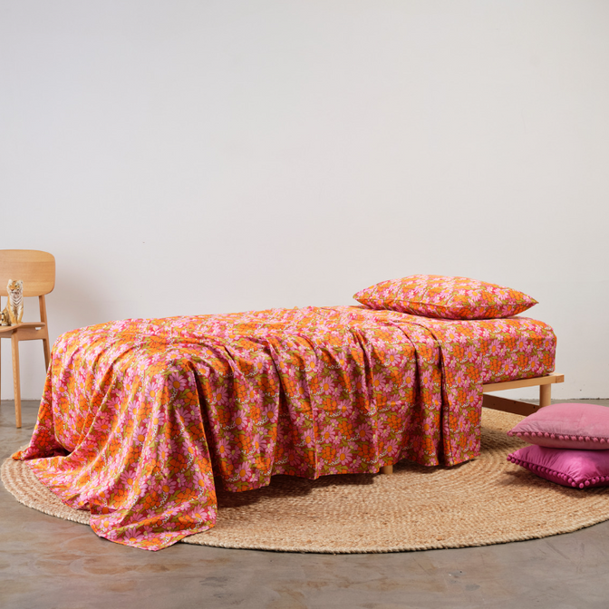 Petal Pure Cotton Single Bed Set