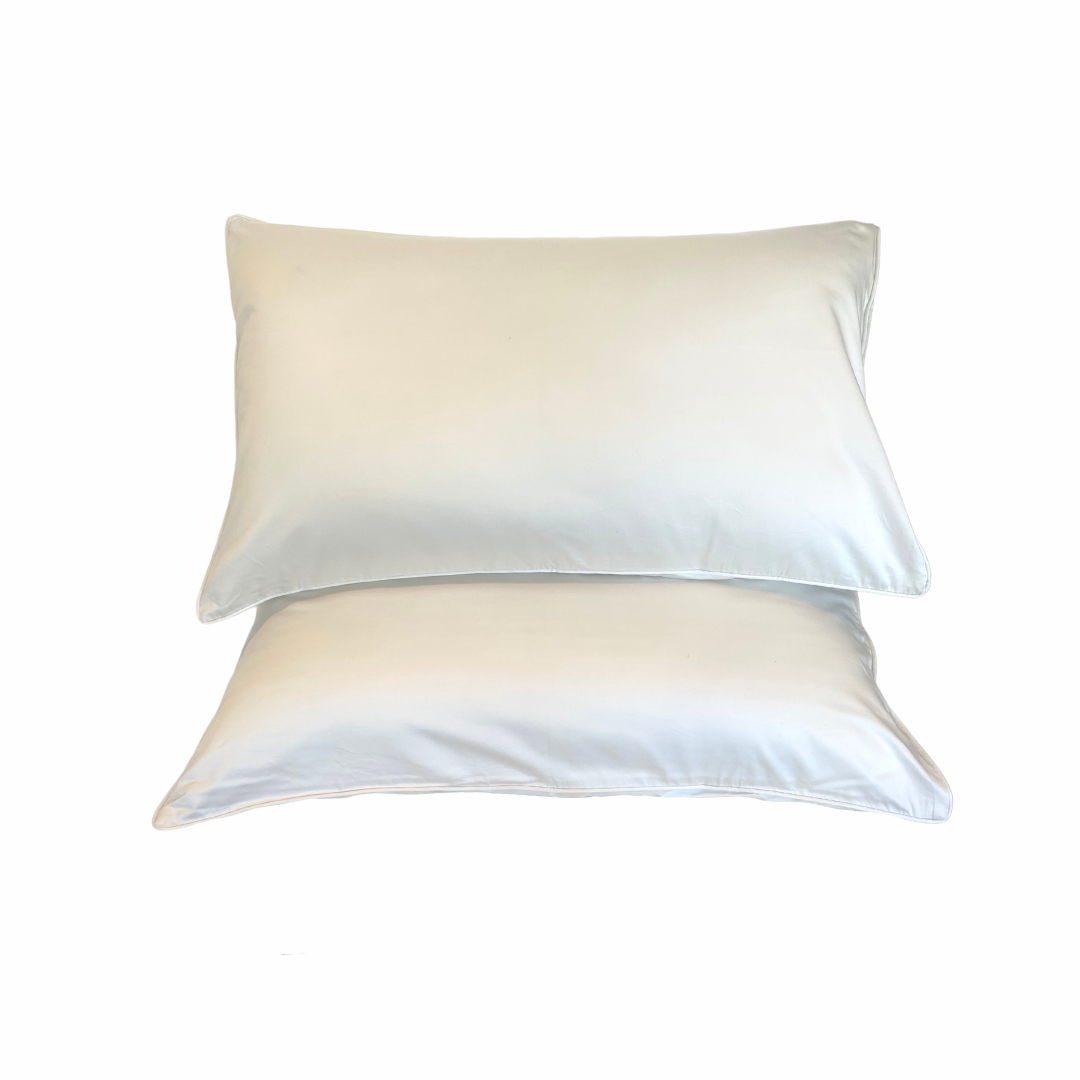 Beddie's pure cotton cloud standard pillowcases. Beautiful, luxury cotton, made to last. Australian company Beddie makes the best bedding available. Luxurious long staple pure cotton. Sustainable company Sydney.
