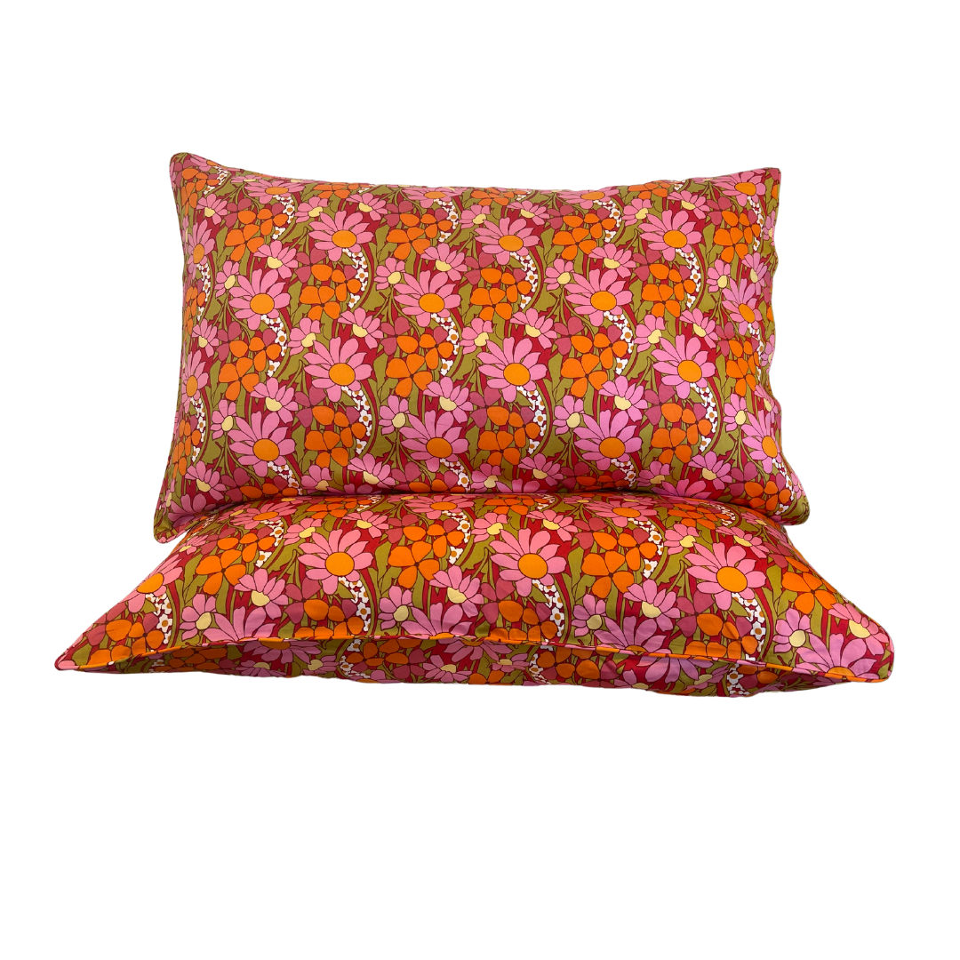 petal standard pillowcase x 2